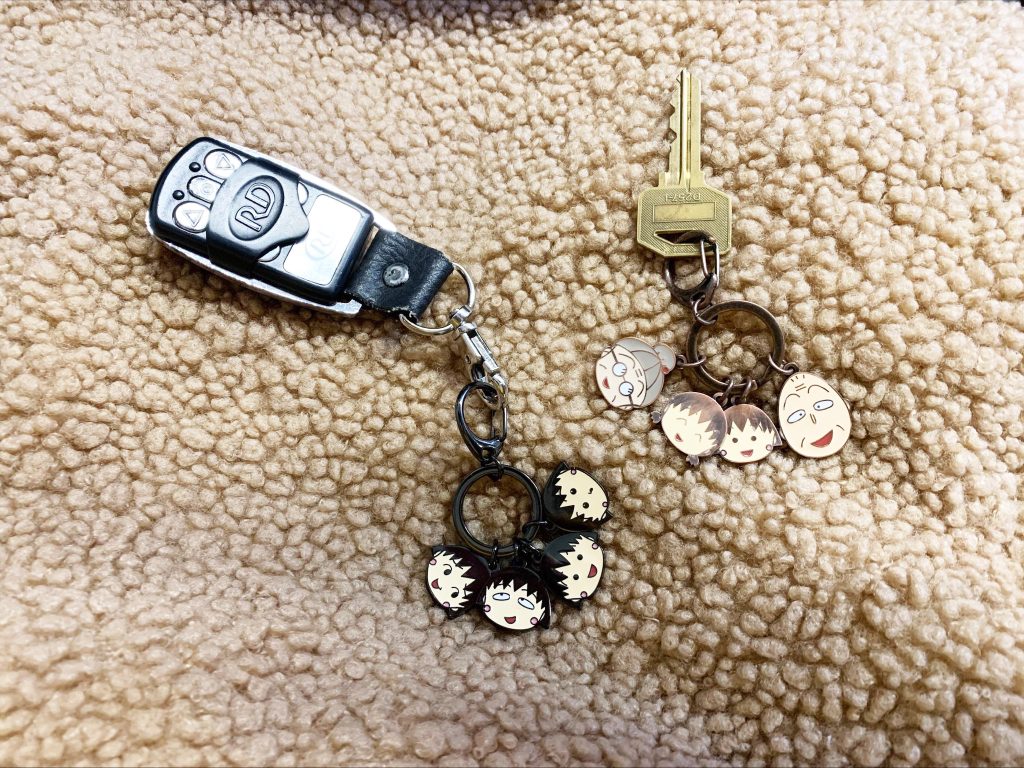 櫻桃小丸子串串鑰匙圈