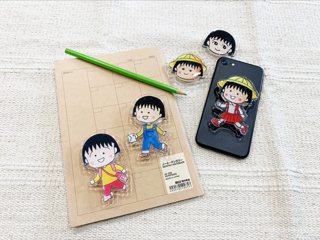 櫻桃小丸子氣囊手機架0