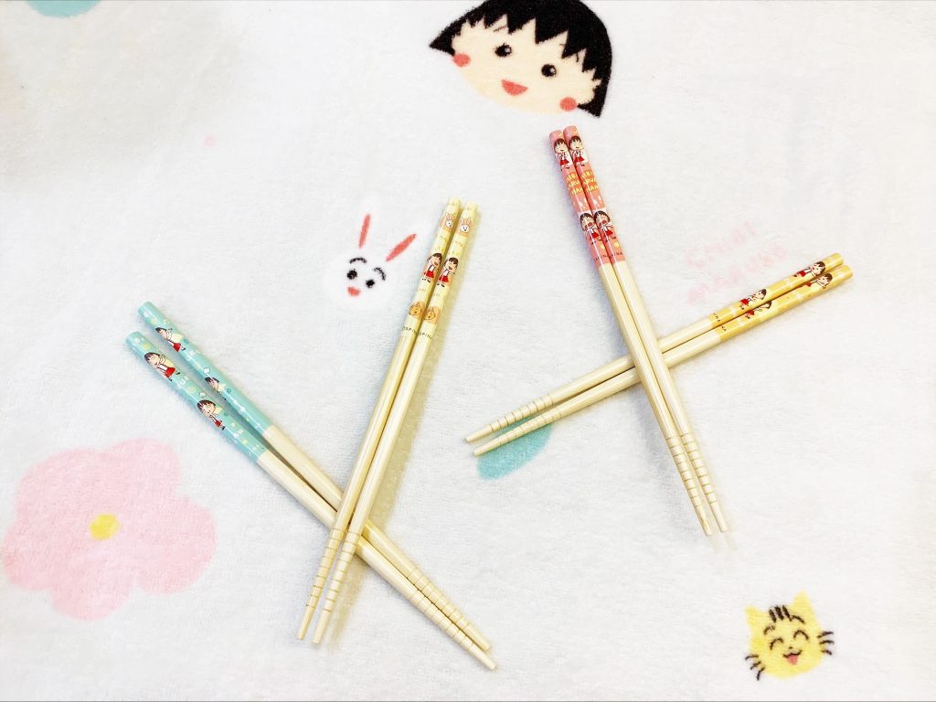 櫻桃小丸子竹筷4入組0