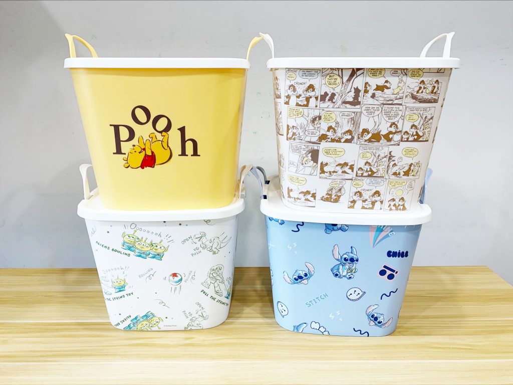 迪士尼塑膠收納籃0